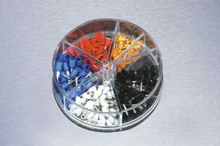 Conjunto de terminales de extremo de cable colorido de 100 piezas/ 400 piezas