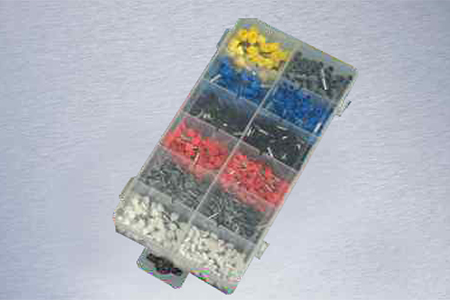 775pcs kit terminal de finalización de cable de caja llena
