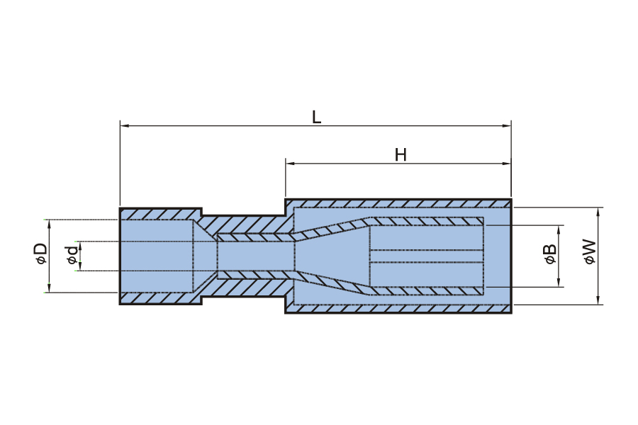 Nylon Bullet Female Disconnector